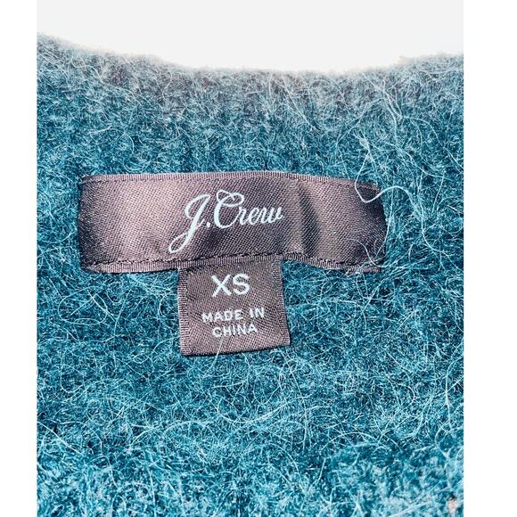 J.Crew Alpaca/Merino Blend Puff-Sleeve Fuzzy Crewneck Sweater - Women's Size XS - Picture 3 of 8